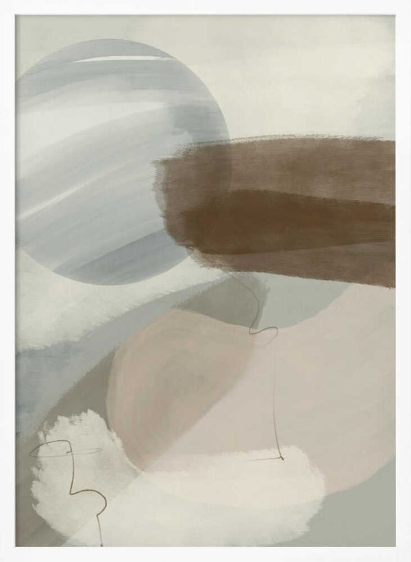 Tablou înramat „Abstract 01” de Nilesh Kulkarni