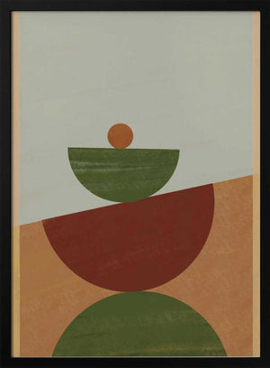 Tablou înramat „Contemporary Geometric 02” de Nilesh Kulkarni
