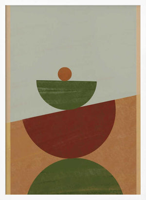 Tablou înramat „Contemporary Geometric 02” de Nilesh Kulkarni