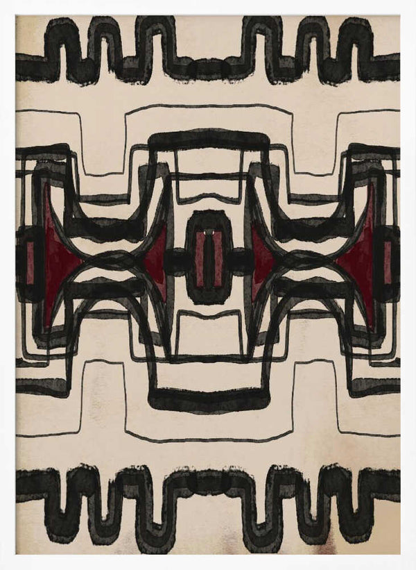 Tablou înramat „Movement II” de Gemma Bardot