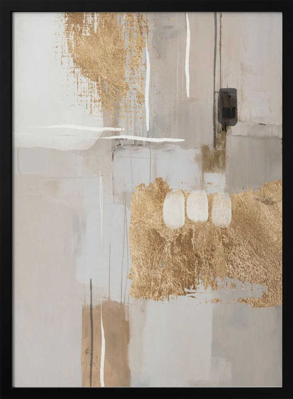 Tablou înramat „Golden Canvas” de Sally Ann Moss