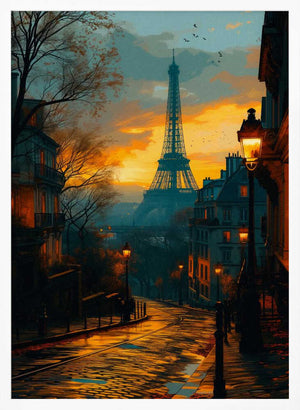 Tablou înramat „Welcome to Paris” de Taudalpoi