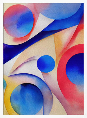 Tablou înramat „Nature Inspired Abstract Watercolor  (Day 10)” de Mauro