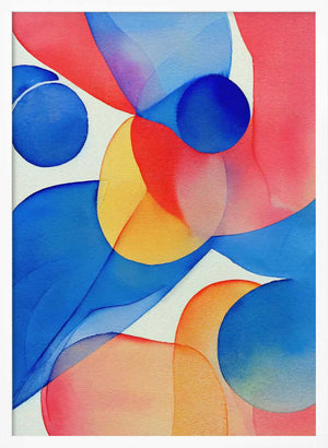 Tablou înramat „Nature Inspired Abstract Watercolor  (Day 59)” de Mauro