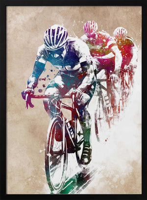 Tablou înramat „Sport Cycle racing” de Justyna Jaszke