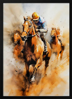 Tablou înramat „Sport Horse Rider 2” de Justyna Jaszke