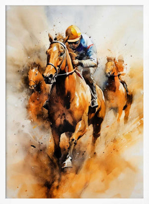 Tablou înramat „Sport Horse Rider 2” de Justyna Jaszke