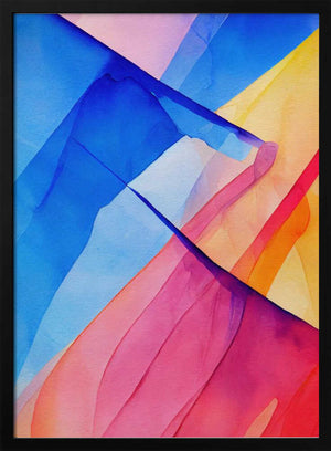 Tablou înramat „Nature Inspired Abstract Watercolor  (Day 72)” de Mauro