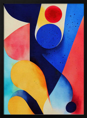 Tablou înramat „Nature Inspired Abstract Watercolor  (Day 93)” de Mauro