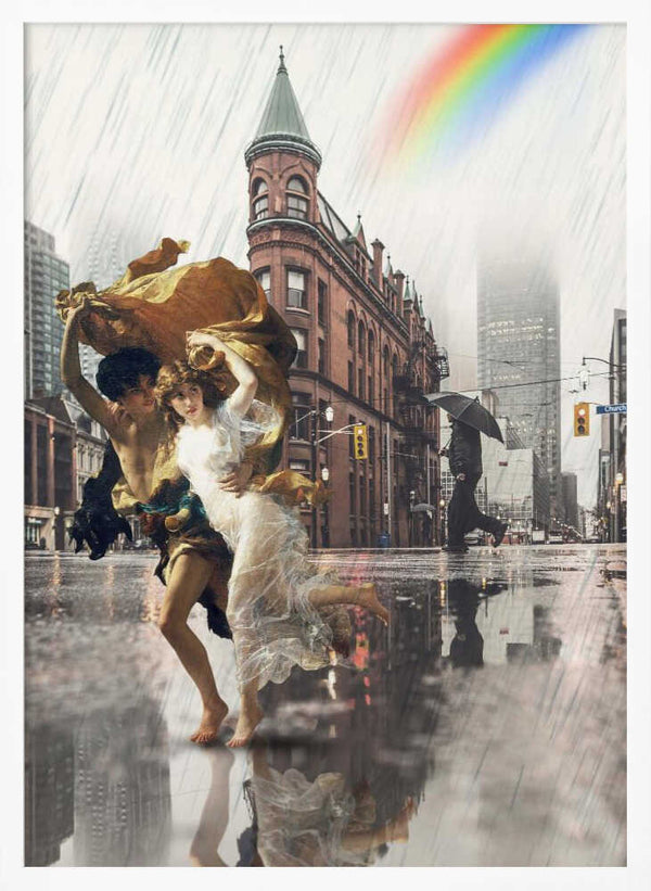 Tablou înramat „Center of the Storm” de Dikhotomy