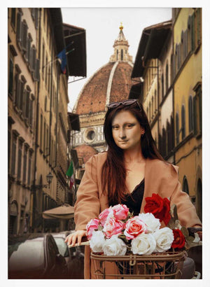 Tablou înramat „Mona On Florence” de Dikhotomy