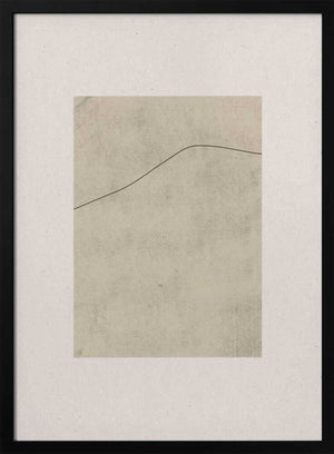 Tablou înramat „Line on Whispered Beige” de THE MIUUS STUDIO