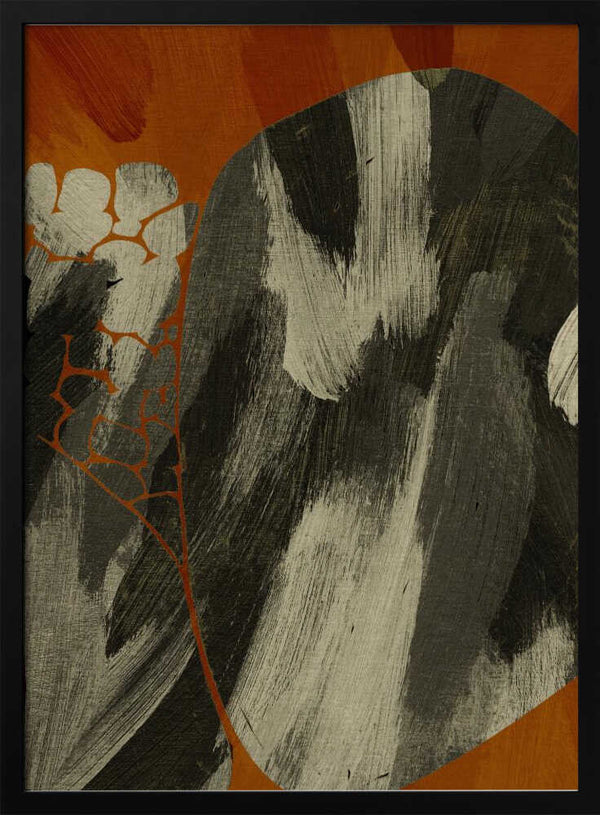 Tablou înramat „Earthy Abstract Flow” de Treechild