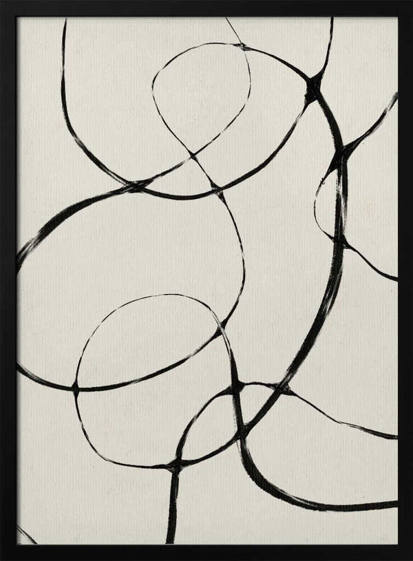 Tablou înramat „Entwined Lines” de Treechild