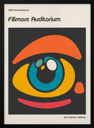Tablou înramat „Fillmore Abstract Poster” de Retrodrome