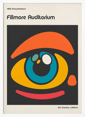 Tablou înramat „Fillmore Abstract Poster” de Retrodrome