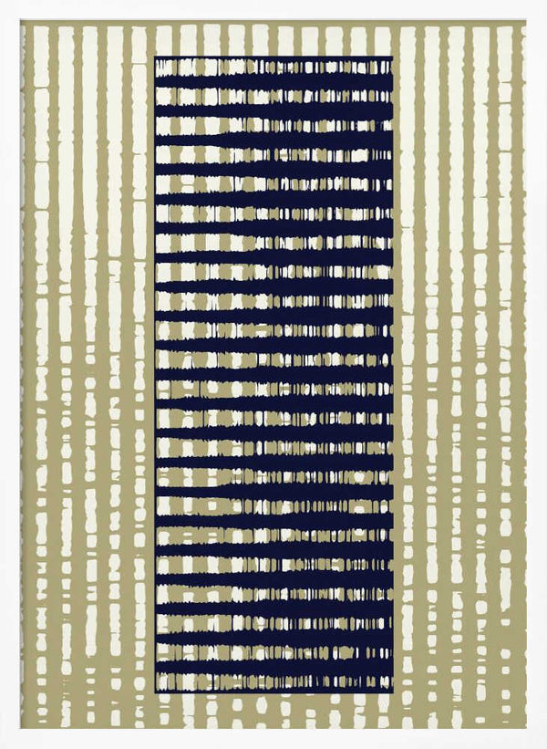 Tablou înramat „Geometric Pattern with Vertical Stripes” de Petr Strnad