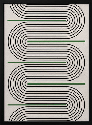 Tablou înramat „Curved Harmony” de THE MIUUS STUDIO