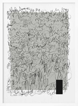 Tablou înramat „Intricate Scribbles On A Muted Background” de uplusmestudio