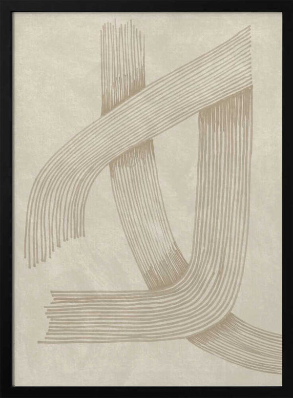 Tablou înramat „Abstract Sophisticated Line 01” de Lucrecia Caporale