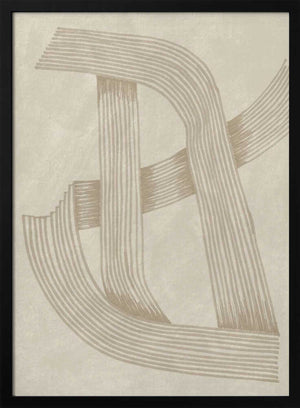 Tablou înramat „Abstract Sophisticated Line 02” de Lucrecia Caporale