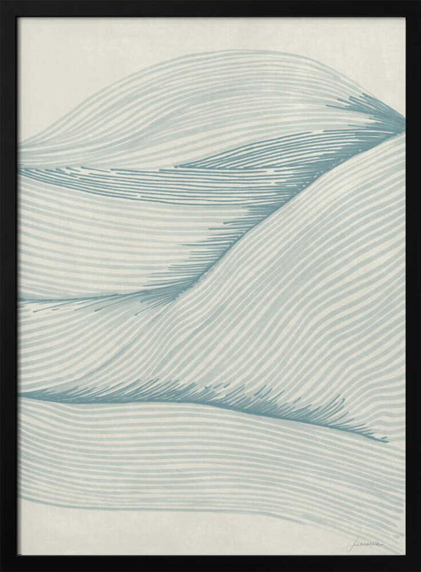 Tablou înramat „Ocean in lines 02” de Lucrecia Caporale