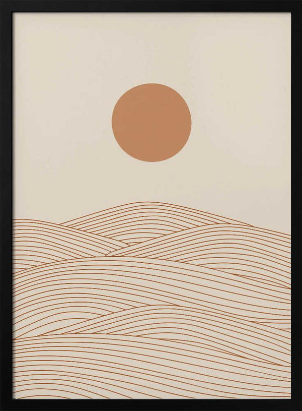 Tablou înramat „Over the Horizon” de Natasha Playell