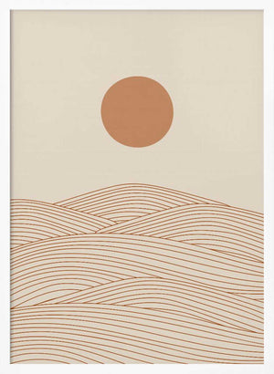 Tablou înramat „Over the Horizon” de Natasha Playell