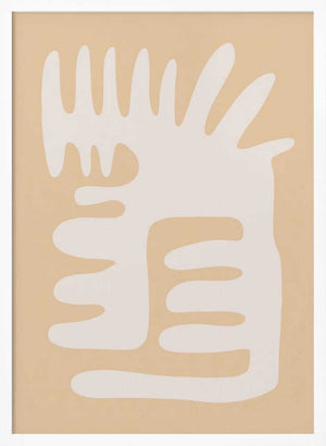 Tablou înramat „Abstract Organic Shape” de Natasha Playell