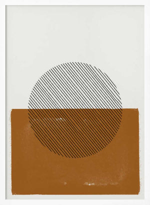 Tablou înramat „Striped Horizon” de THE MIUUS STUDIO
