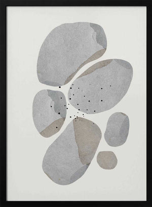 Tablou înramat „Pebble Harmony” de THE MIUUS STUDIO