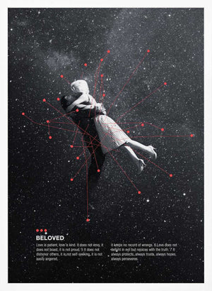 Tablou înramat „Beloved by Frank Moth” de Frank Moth