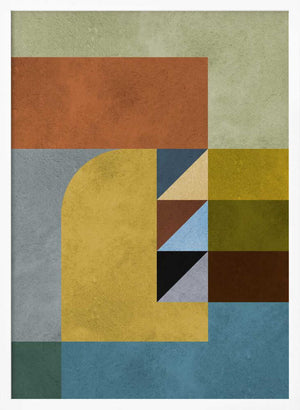 Tablou înramat „Geometric harmony 2” de Vitor Costa
