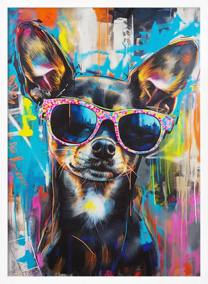 Tablou înramat „Bad Girl” de SHANDU