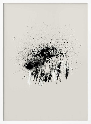 Tablou înramat „Brush splatters #3” de Imaginative