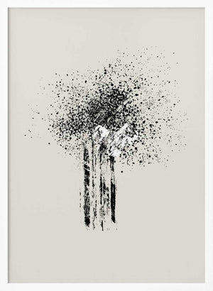 Tablou înramat „Brush splatters #5” de Imaginative