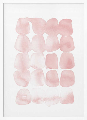 Tablou înramat „Abstract Blush Dots” de Lola Peacock