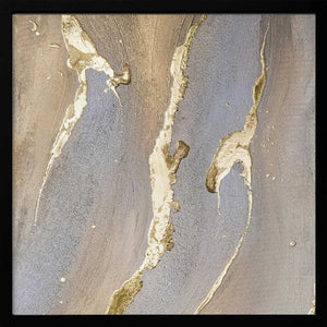 Tablou înramat „Ephemeral Gold” de Anete Purina-Purite