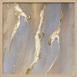 Tablou înramat „Ephemeral Gold” de Anete Purina-Purite
