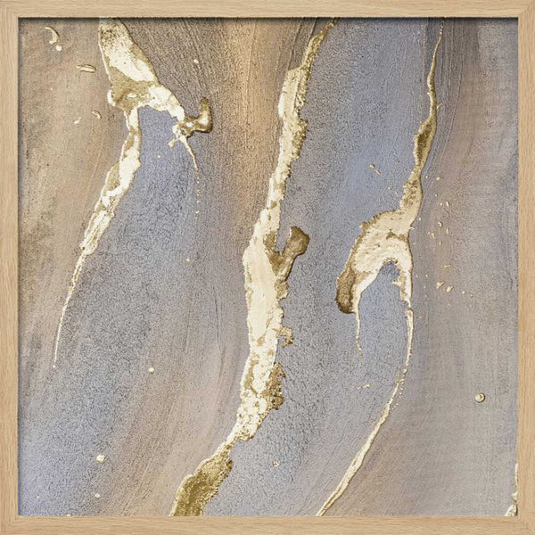 Tablou înramat „Ephemeral Gold” de Anete Purina-Purite