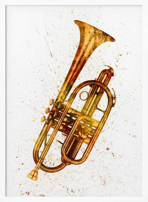Tablou înramat „Cornet Abstract Watercolor” de Michael Tompsett