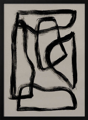 Tablou înramat „Brush Shapes 2” de Mareike Böhmer