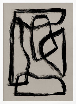 Tablou înramat „Brush Shapes 2” de Mareike Böhmer