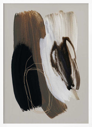 Tablou înramat „Abstract Brush Strokes 108X” de Mareike Böhmer