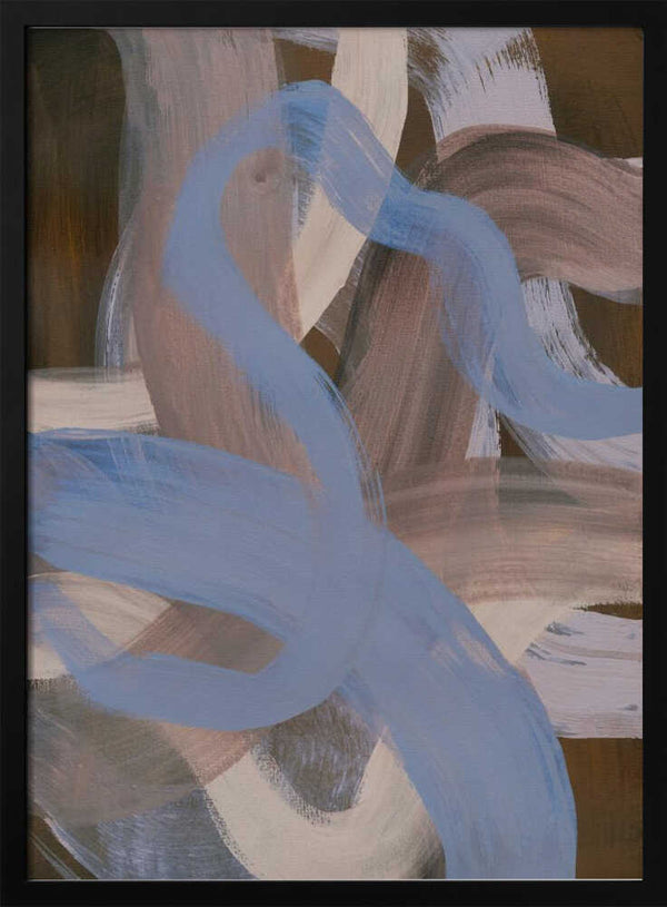 Tablou înramat „Abstract Brush Strokes 124X” de Mareike Böhmer