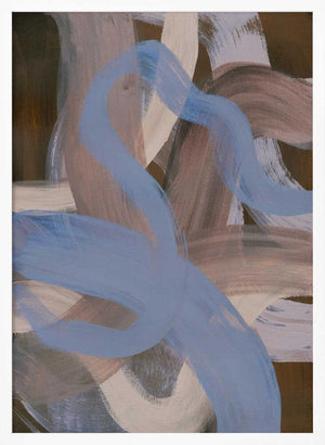 Tablou înramat „Abstract Brush Strokes 124X” de Mareike Böhmer