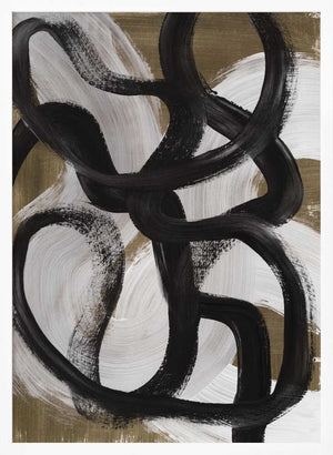Tablou înramat „Abstract Brush Strokes 127X” de Mareike Böhmer