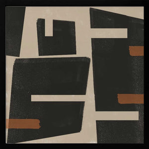 Tablou înramat „Geometric Echoes” de THE MIUUS STUDIO