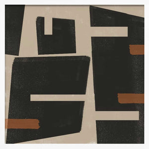 Tablou înramat „Geometric Echoes” de THE MIUUS STUDIO