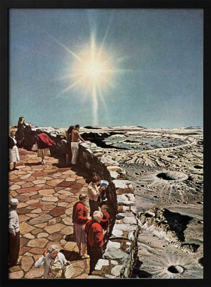 Tablou înramat „Crater Fields Viewing Area” de Mikhail Siskoff